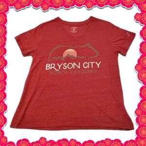 T-shirt - League - Bryson City NC - heathered red - Medium - FREE w/purchase!